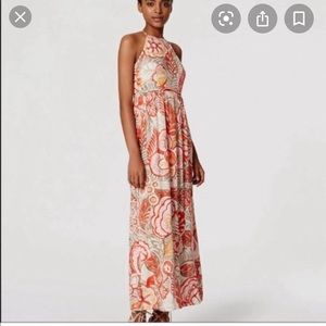 Loft halter maxi dress